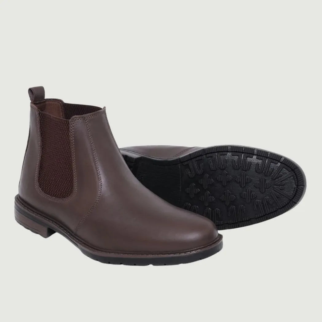 Bota Chelsea Masculina Sítio Marrom