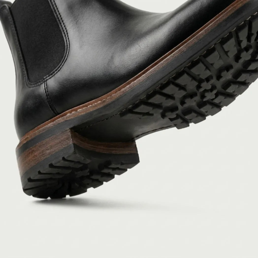 Bota Chelsea Masculina Clássica Preto