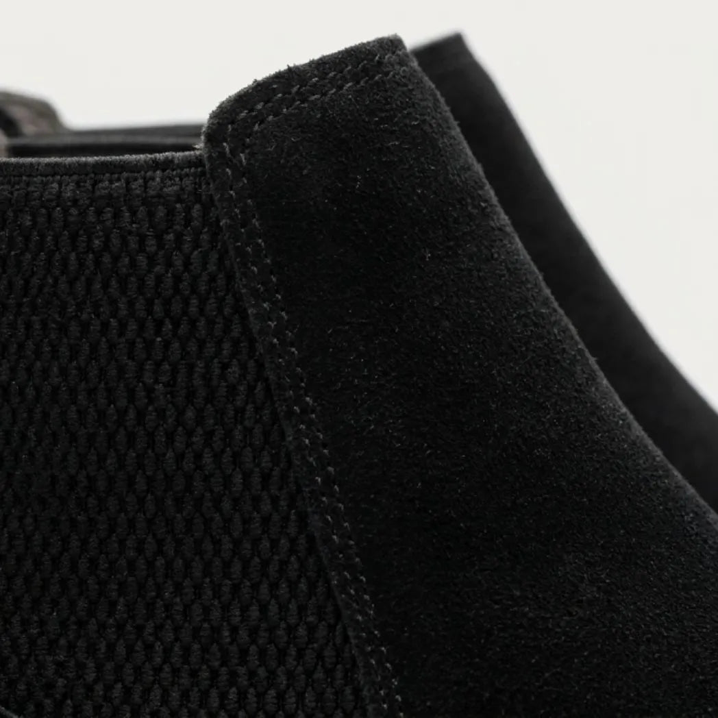 Bota Chelsea Masculina Camurça Preto