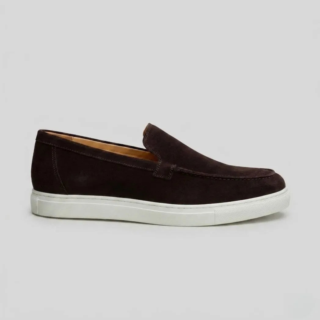 Mocassim de Camurça de Lebre Preto