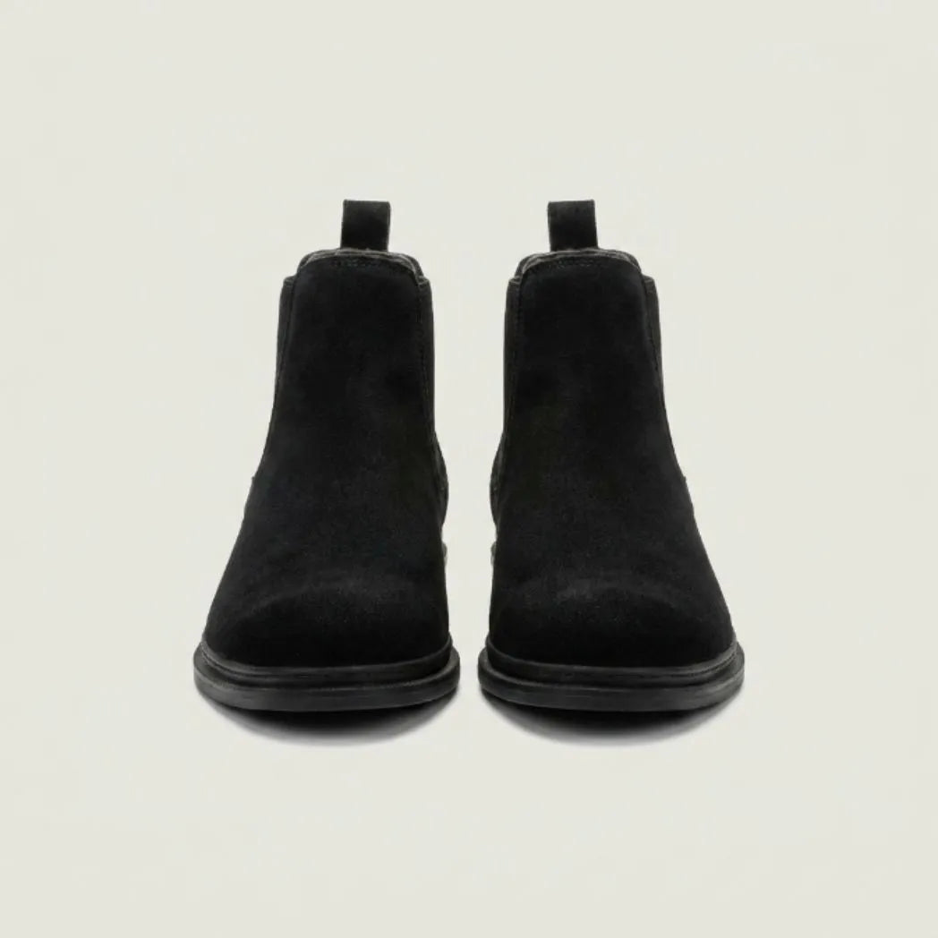 Bota Chelsea Masculina Camurça Preto