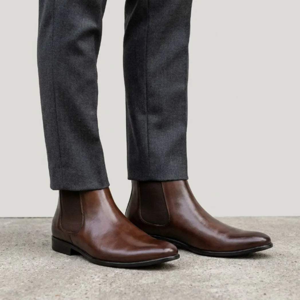 Bota Chelsea Masculina Nobre Marrom