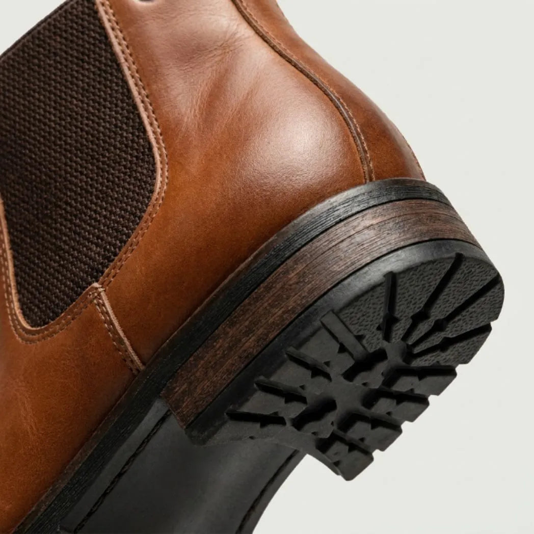 Bota Chelsea Masculina Clássica Marrom