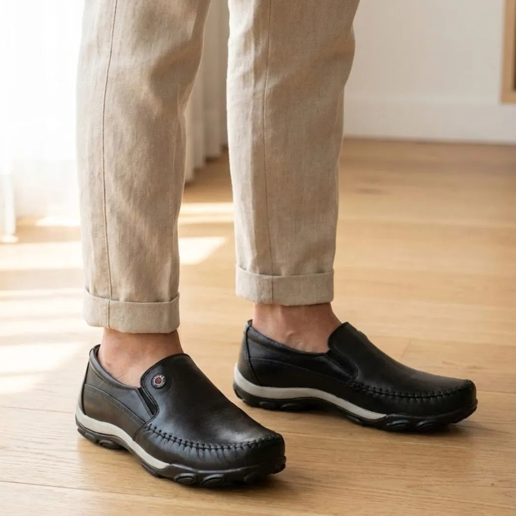 Mocassim Casual Comfort Daytona Drive Preto