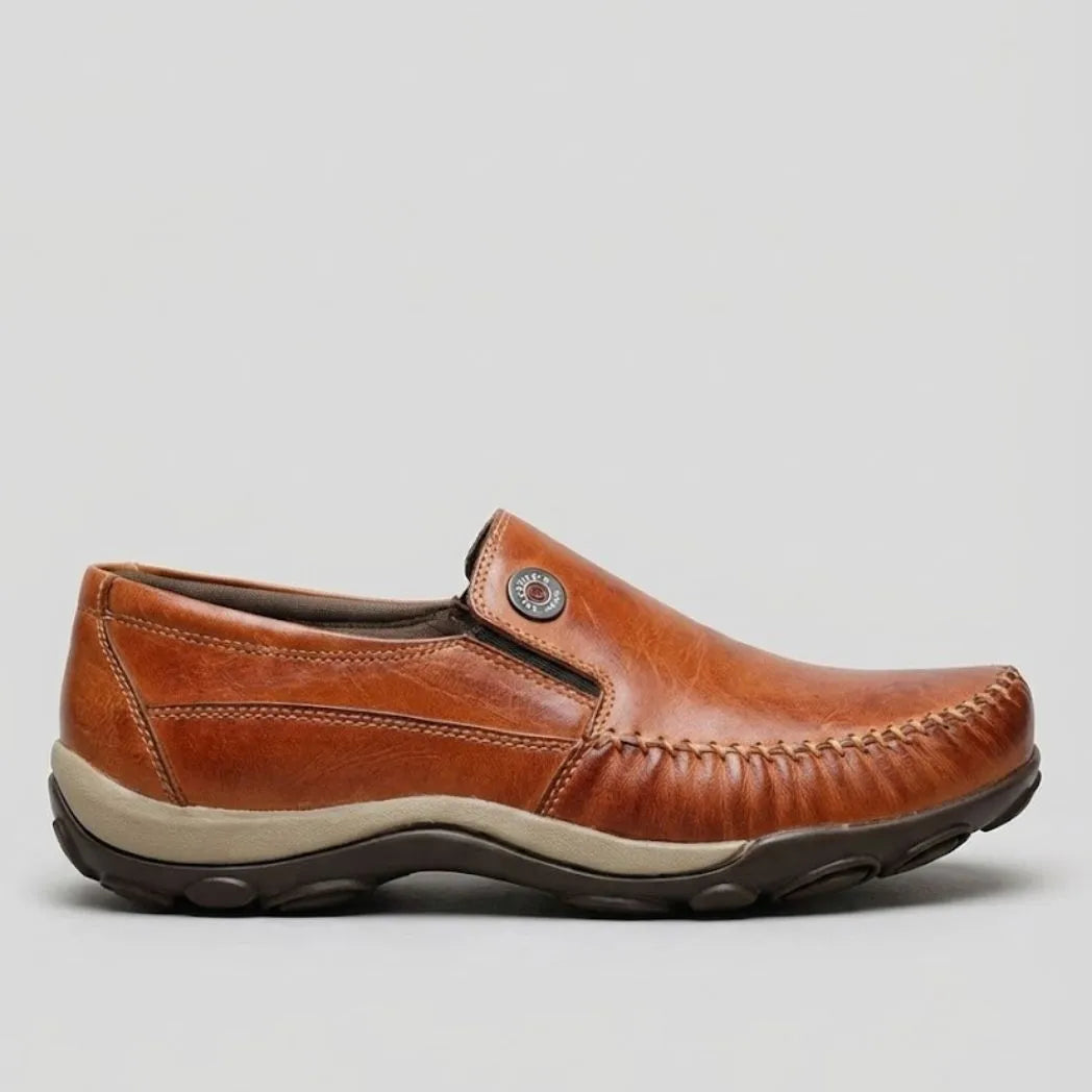 Mocassim Casual Comfort Daytona Drive Marrom