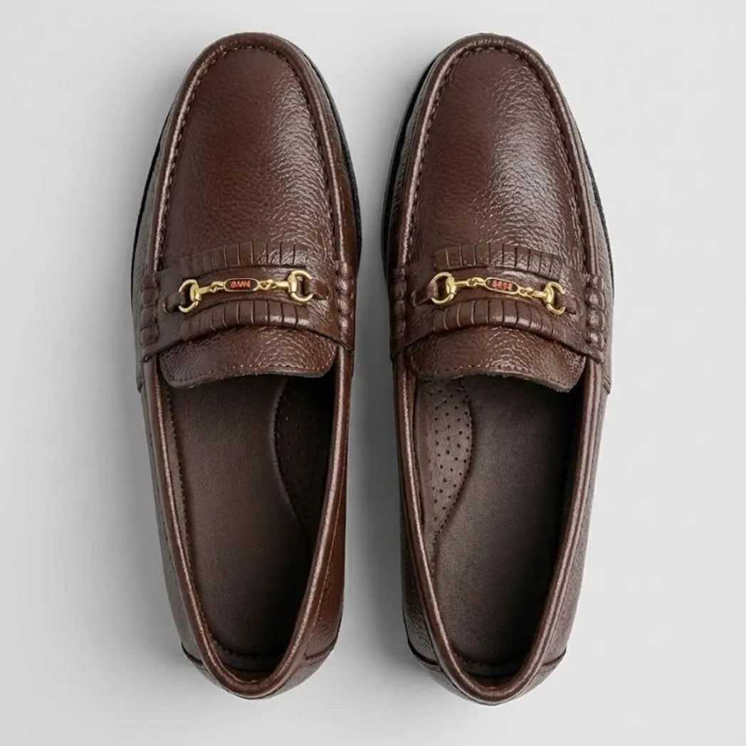 Mocassim Casual Loafer Nero Marrom