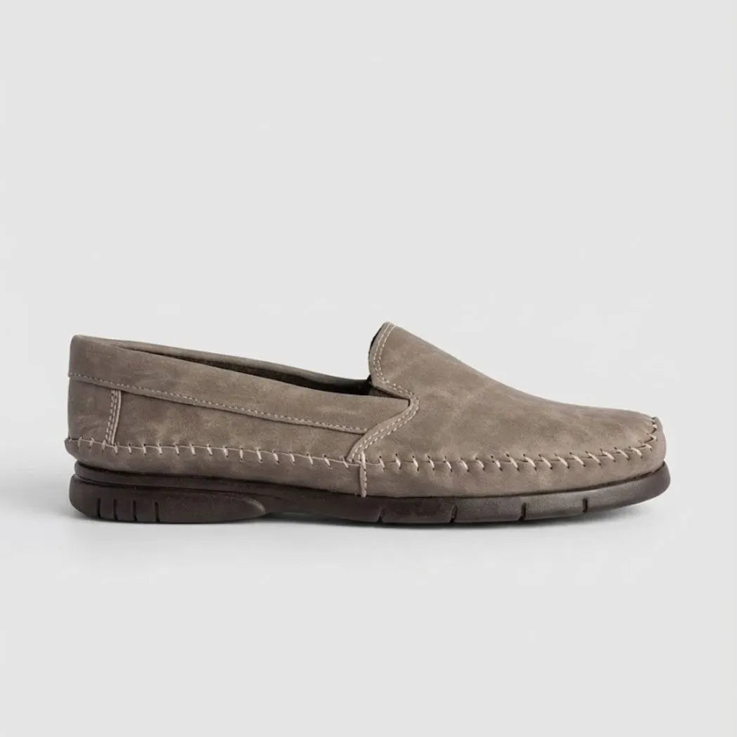 Mocassim Cognac de Couro