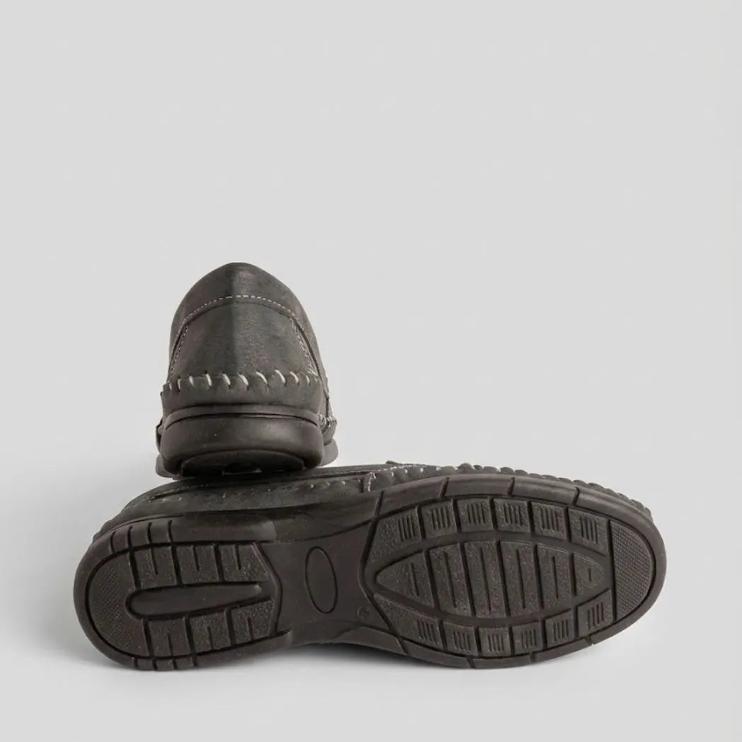 Mocassim Cognac de Couro