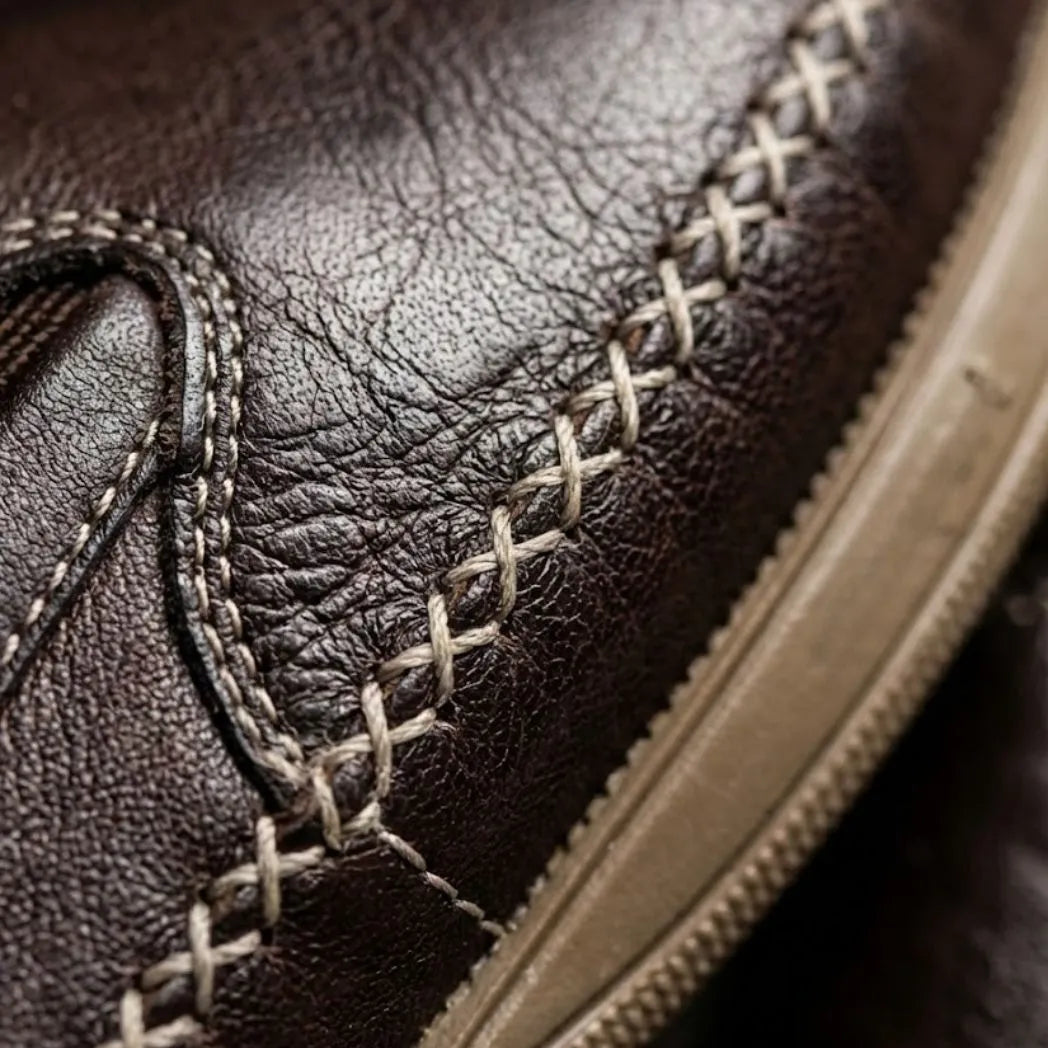 Mocassim Cognac de Couro Marrom Escuro