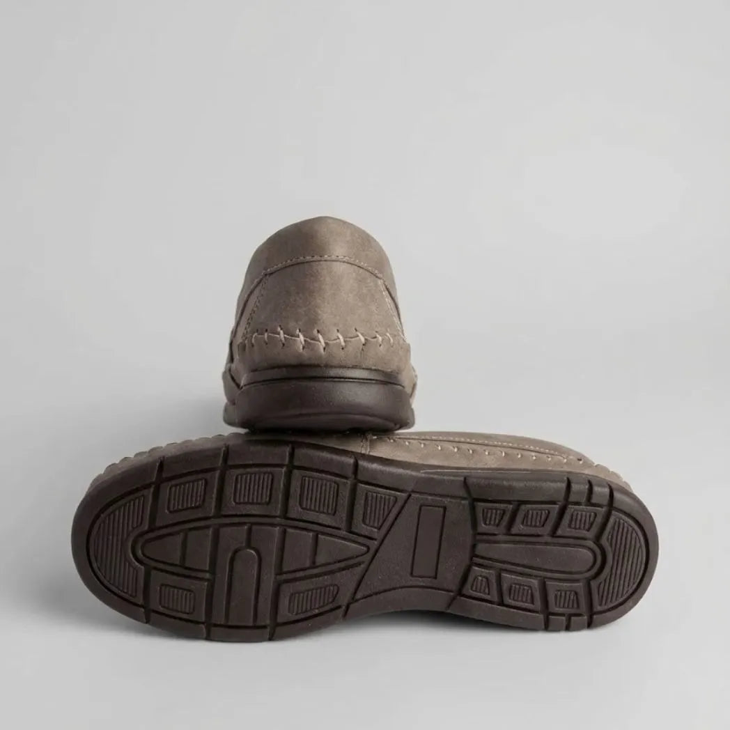 Mocassim Cognac de Couro
