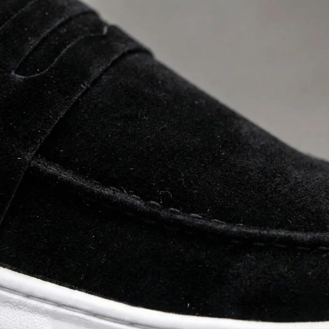 Mocassim Derby de Camurça Preto