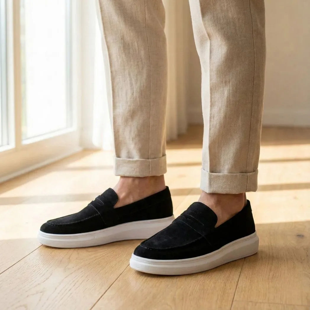 Mocassim Derby de Camurça