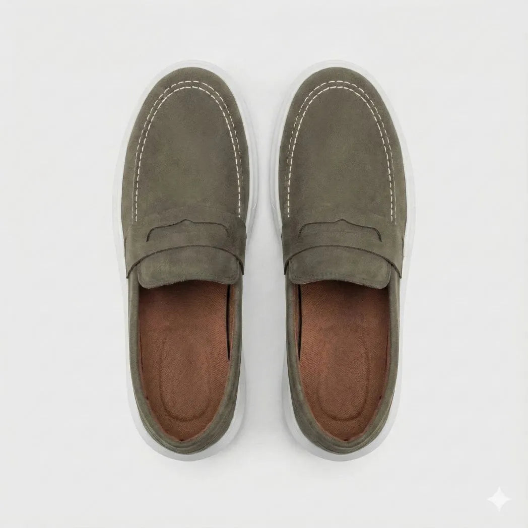 Mocassim Derby de Camurça