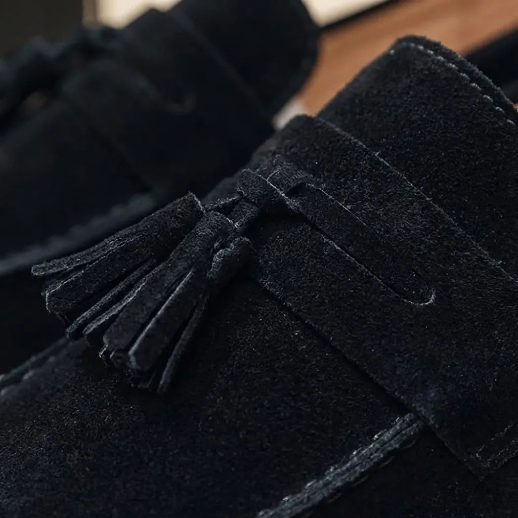 Mocassim Derby de Camurça com Guizos