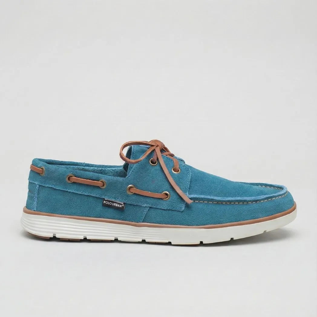 Mocassim Dockside de Camurça Azul