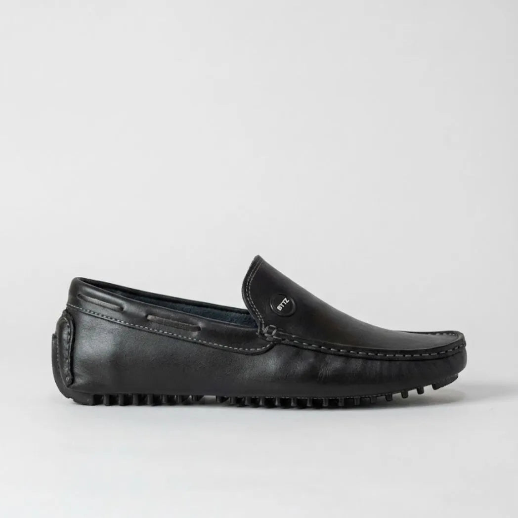 Mocassim Driver Cruise de Couro Preto