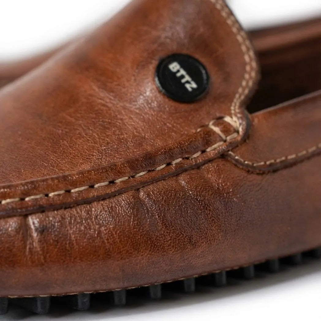 Mocassim Driver Cruise de Couro Marrom