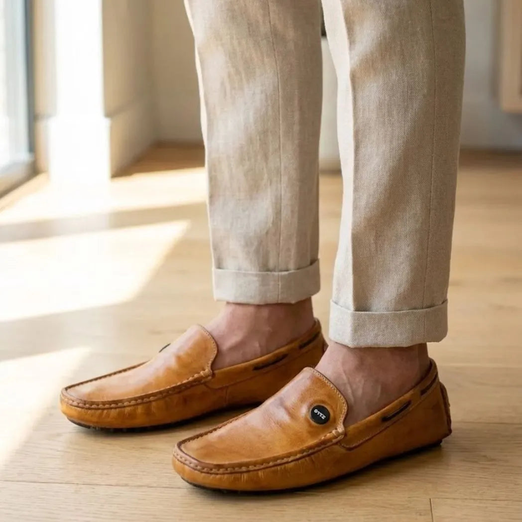 Mocassim Driver Bttz de Couro