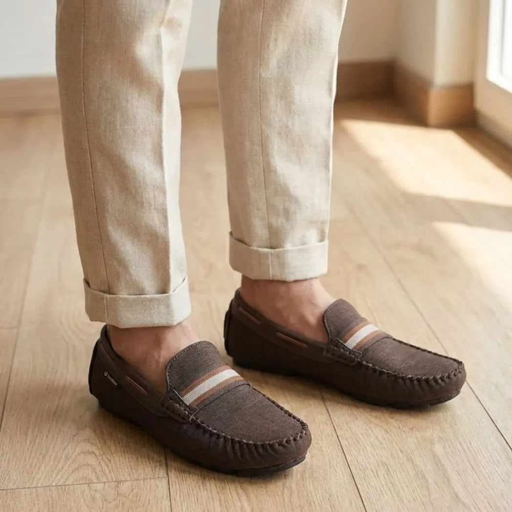 Mocassim Driver Riviera em Lona