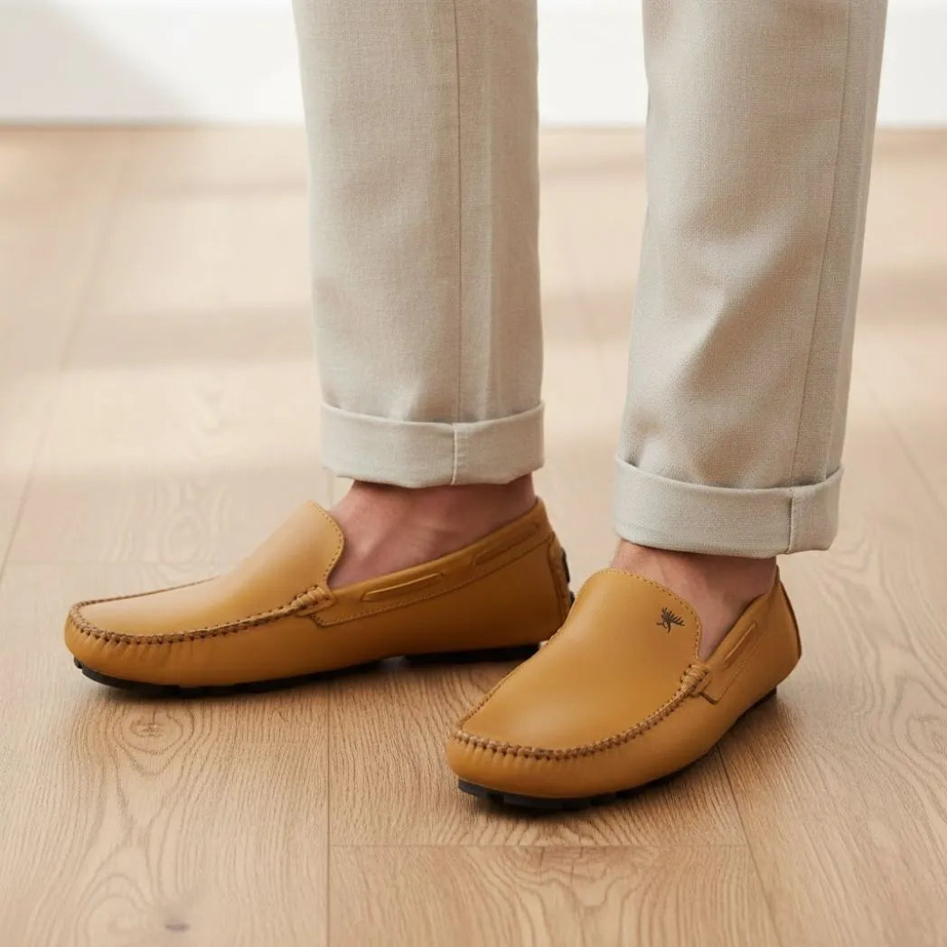Mocassim Driver Vancouver de Couro