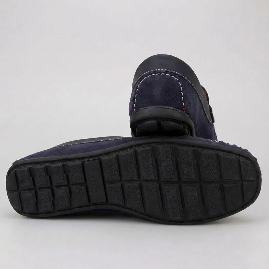 Mocassim Driver de Camurça Stripes