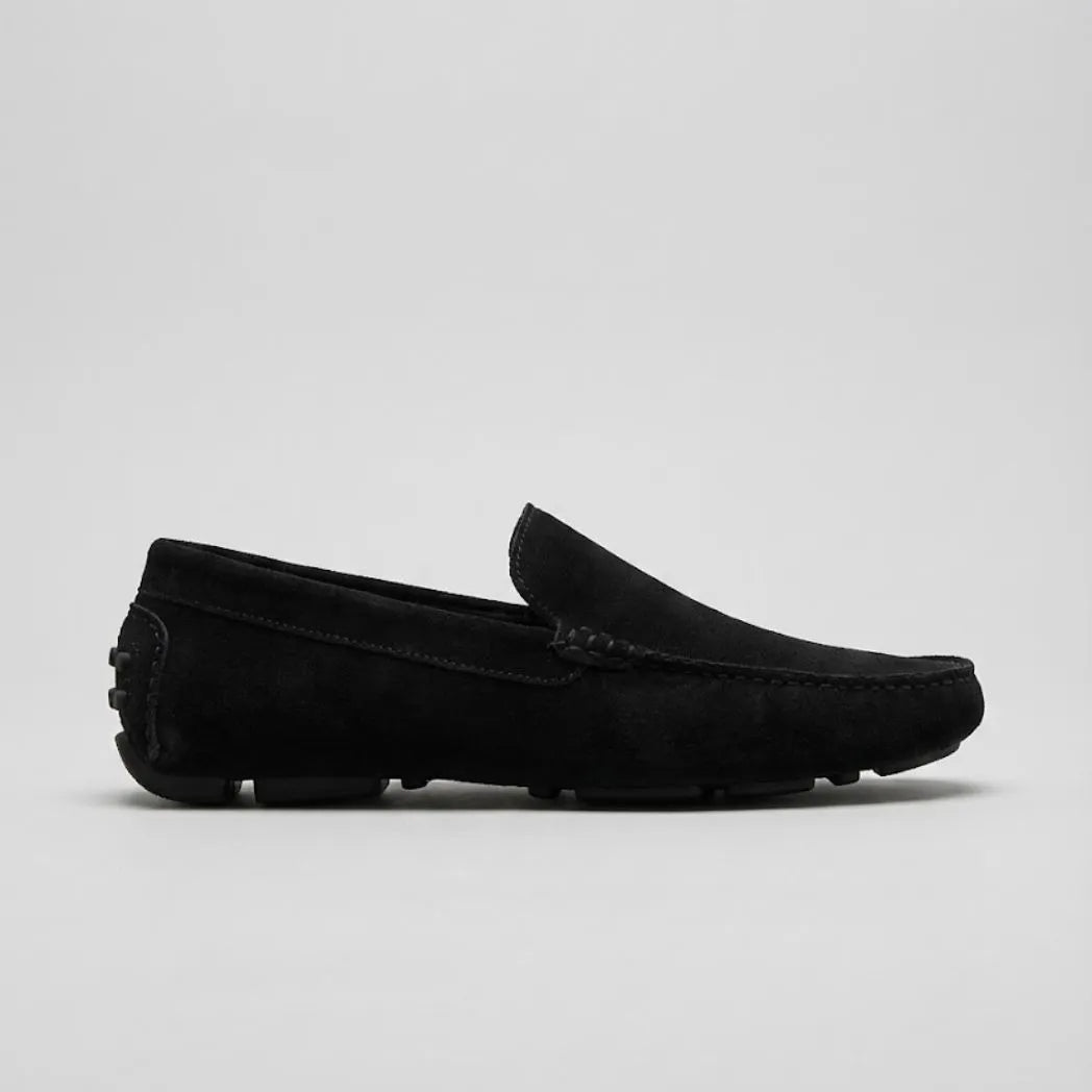 Mocassim Driver de Couro Capri Nero