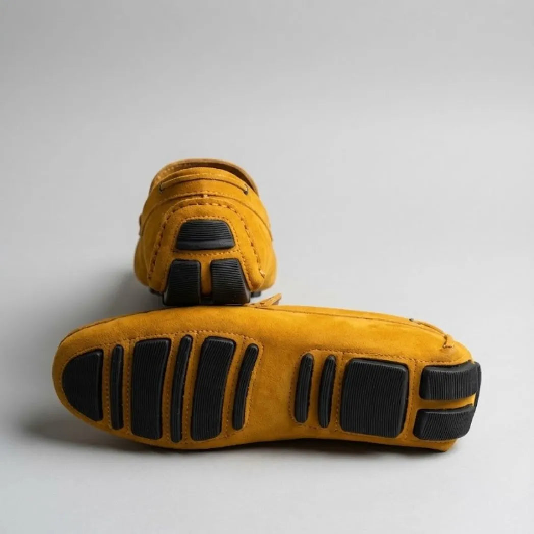 Mocassim Driver de Couro Capri Nero