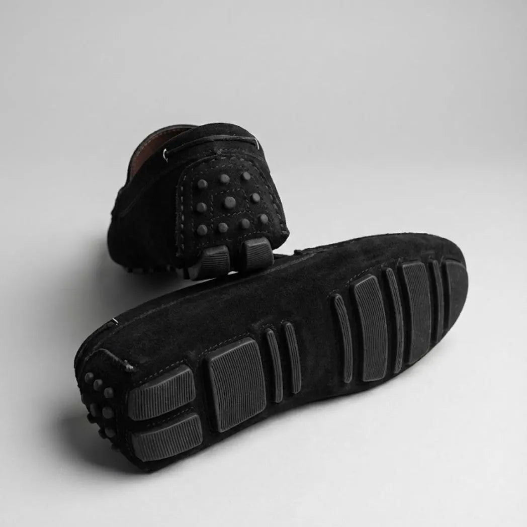 Mocassim Driver de Couro Capri Nero