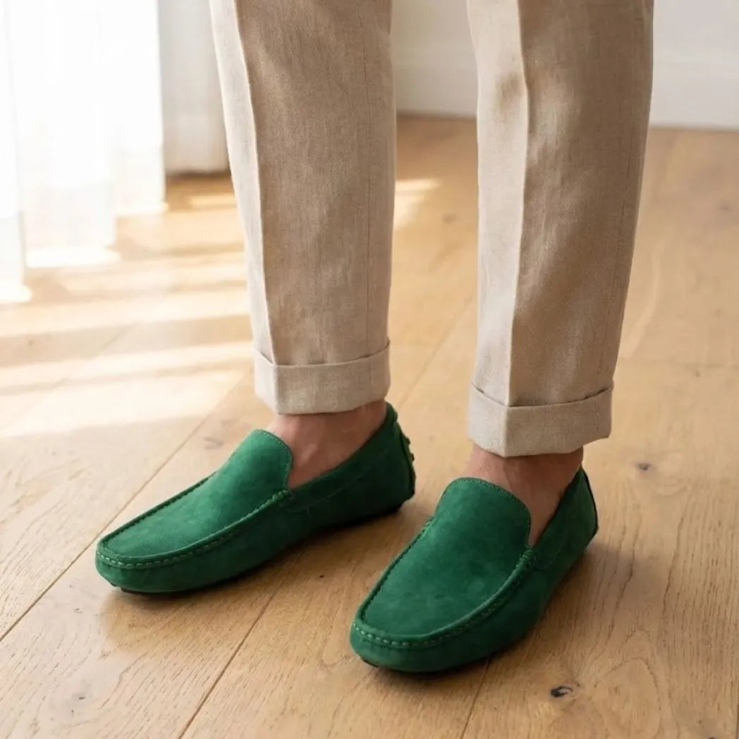 Mocassim Driver de Couro Capri Nero
