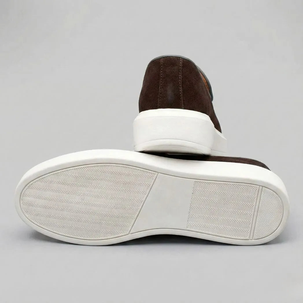 Mocassim Loafer de Camurça Vanguard Marrom