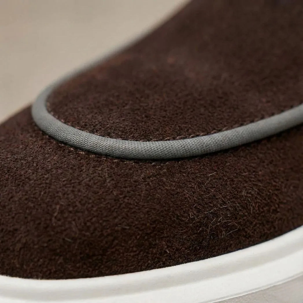 Mocassim Loafer de Camurça Vanguard Marrom