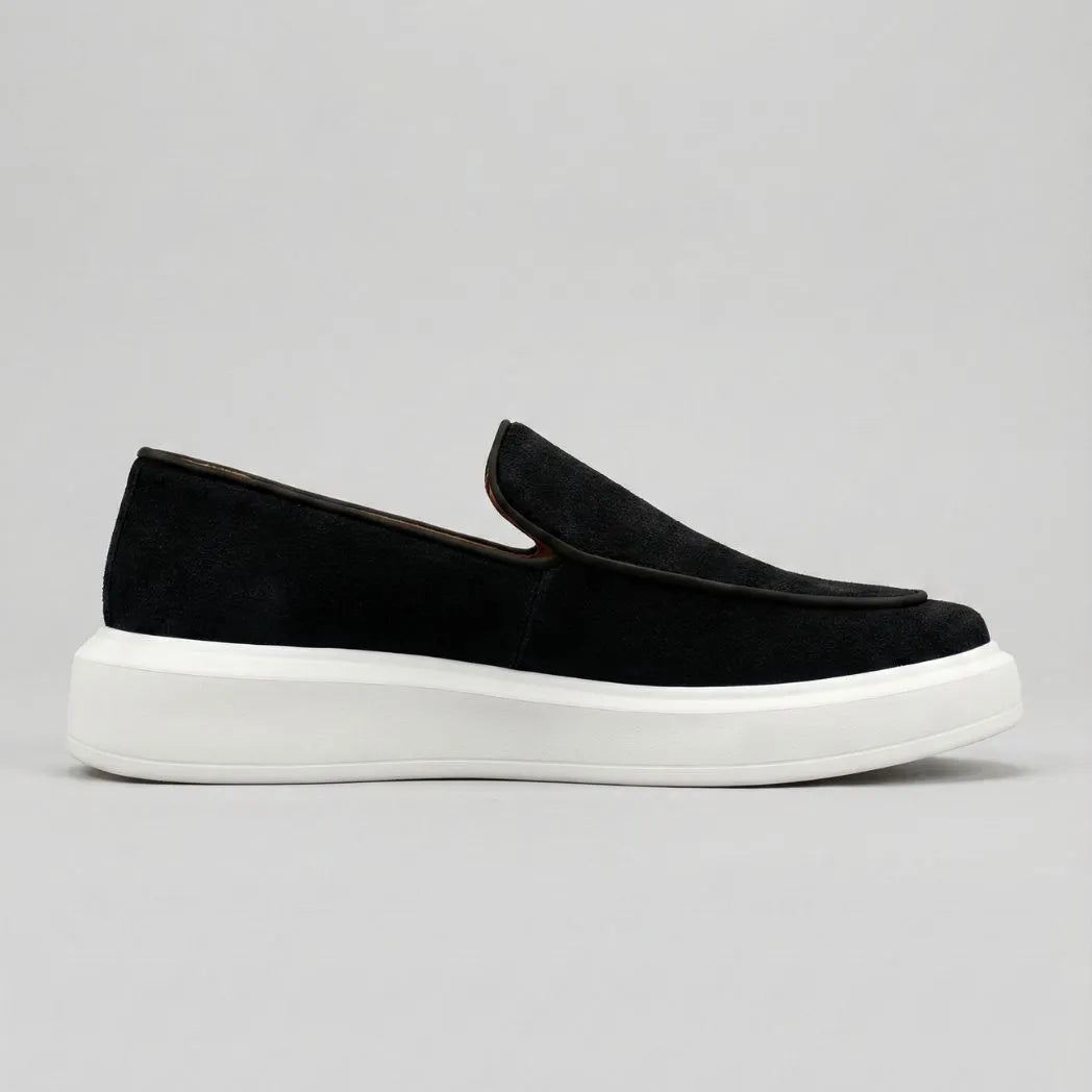 Mocassim Loafer de Camurça Vanguard Preto