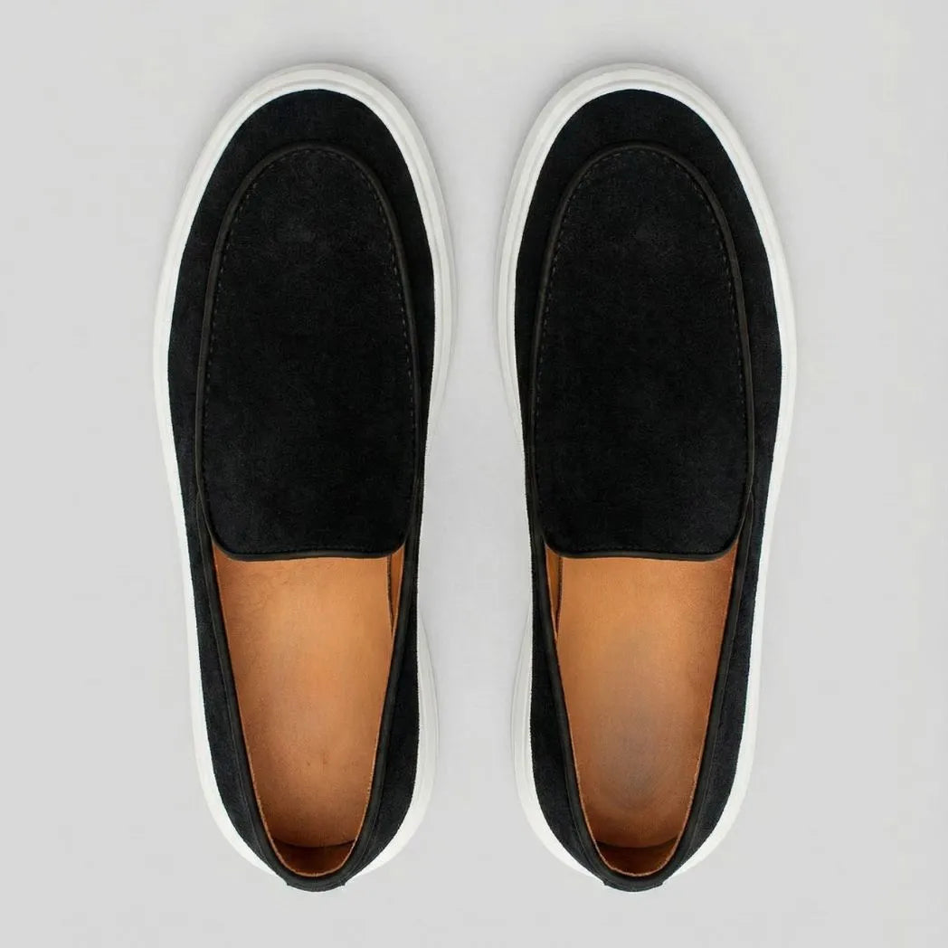 Mocassim Loafer de Camurça Vanguard Preto
