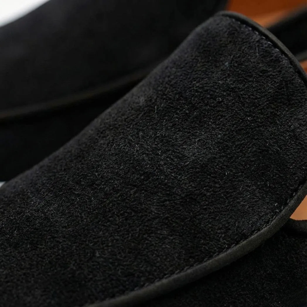 Mocassim Loafer de Camurça Vanguard Preto
