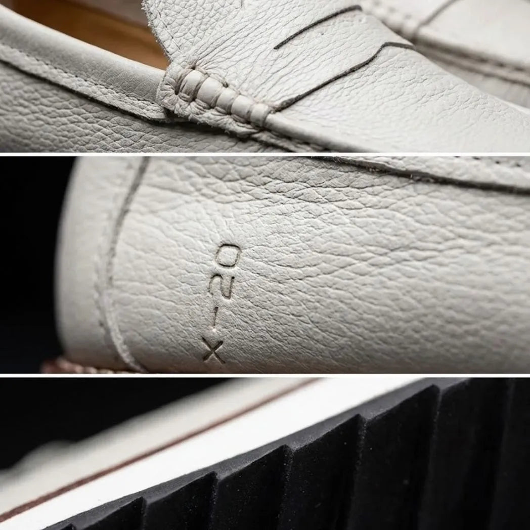 Mocassim Loafer de Couro Berlin Edição Limitada X-20 Branco