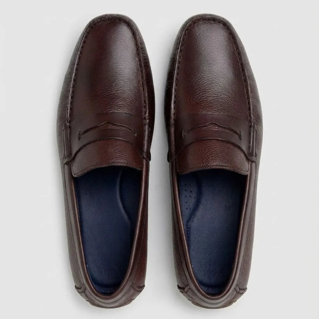 Mocassim Masculino Driver de Couro