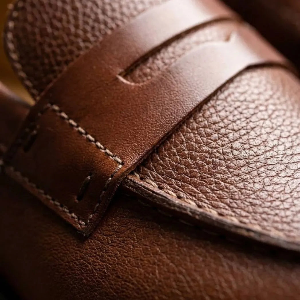 Mocassim Masculino Genova Loafer Couro Marrom