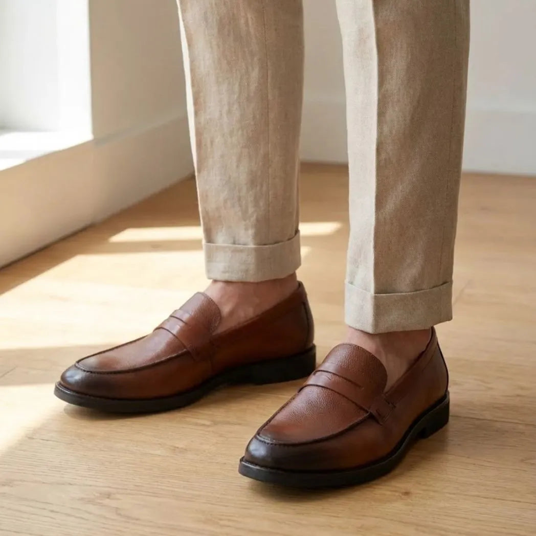 Mocassim Masculino Genova Loafer Couro