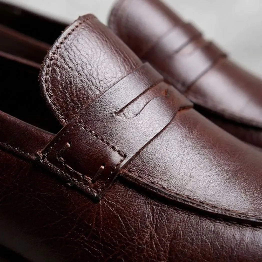 Mocassim Masculino Genova Loafer Couro Preto