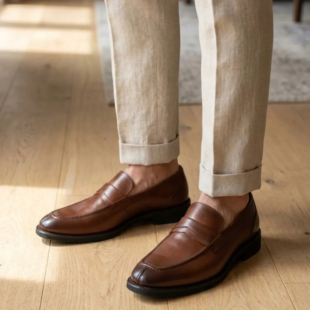 Mocassim Masculino Loafer Milan de Couro