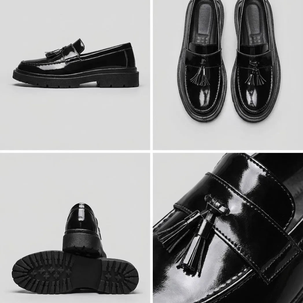 Mocassim Obsidian de Couro