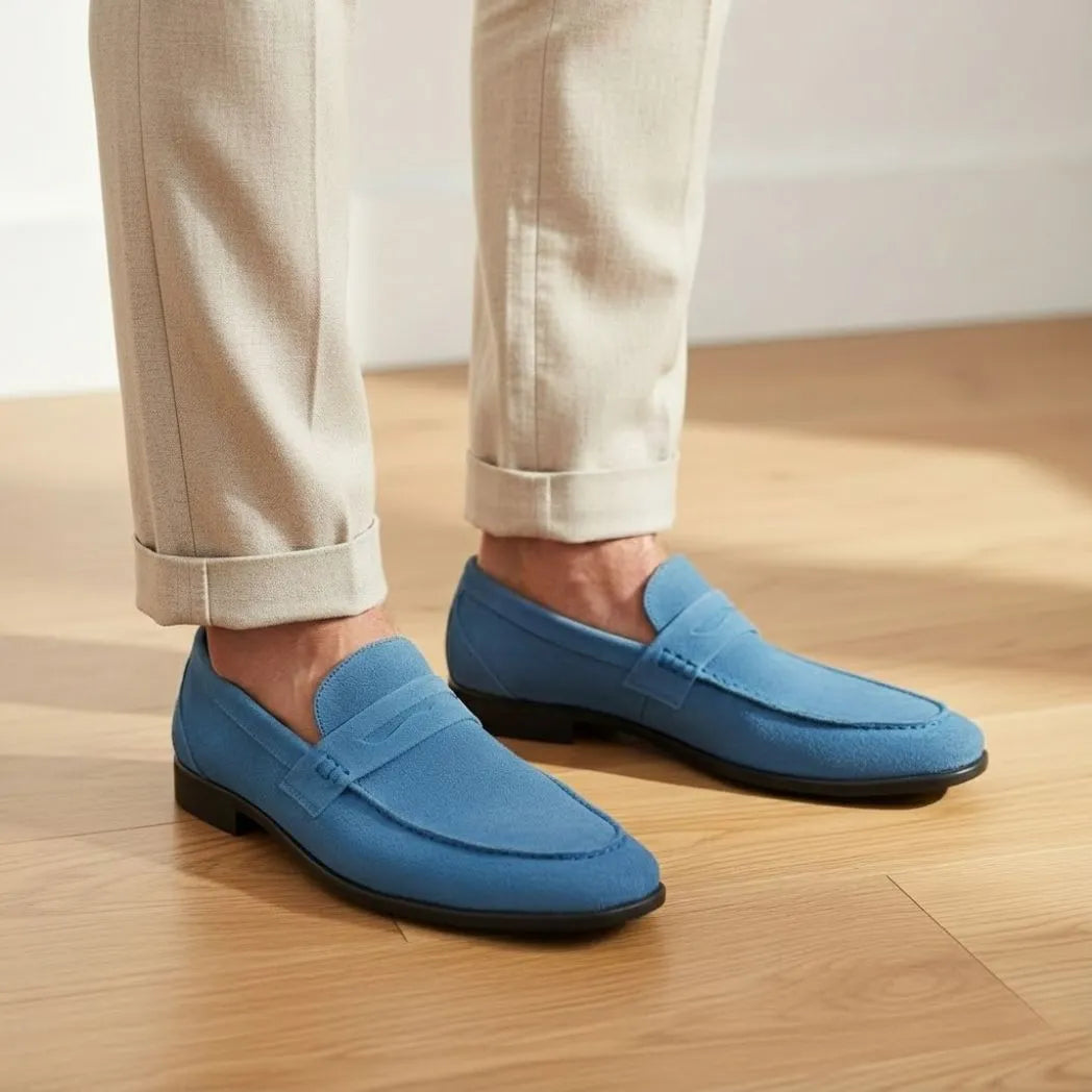 Mocassim Penny Loafer Milano Cognac