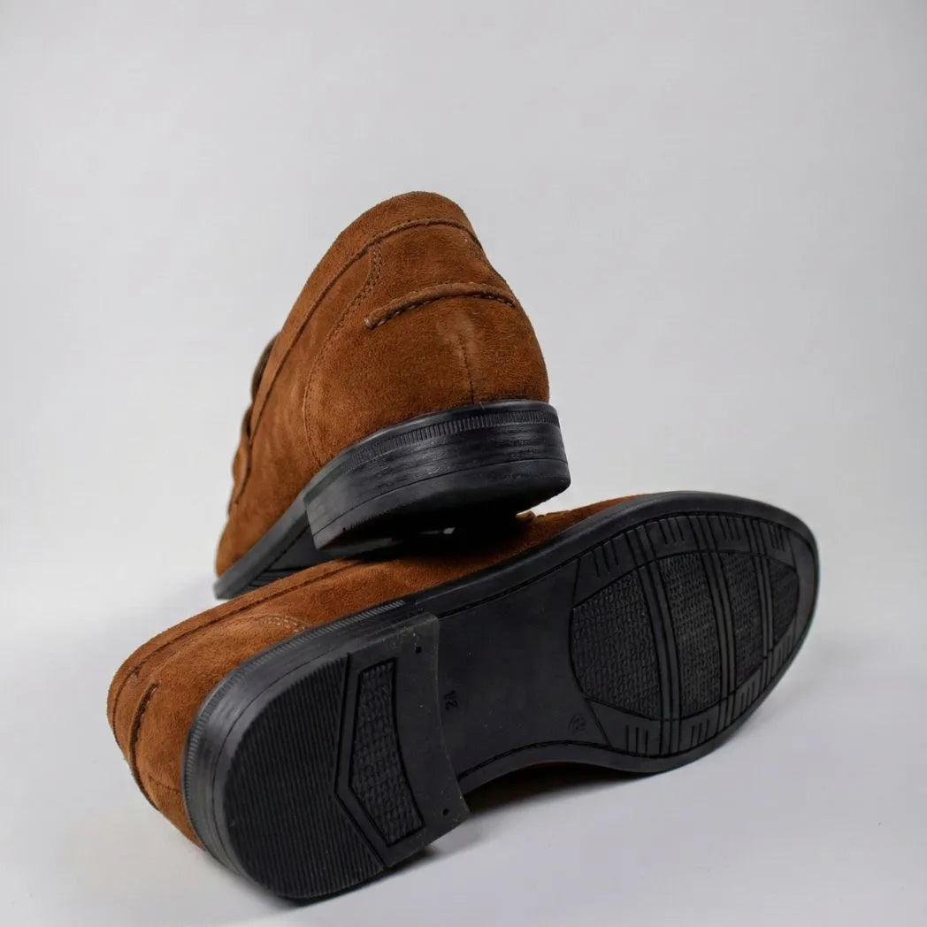 Mocassim Penny Loafer Milano Cognac Marrom