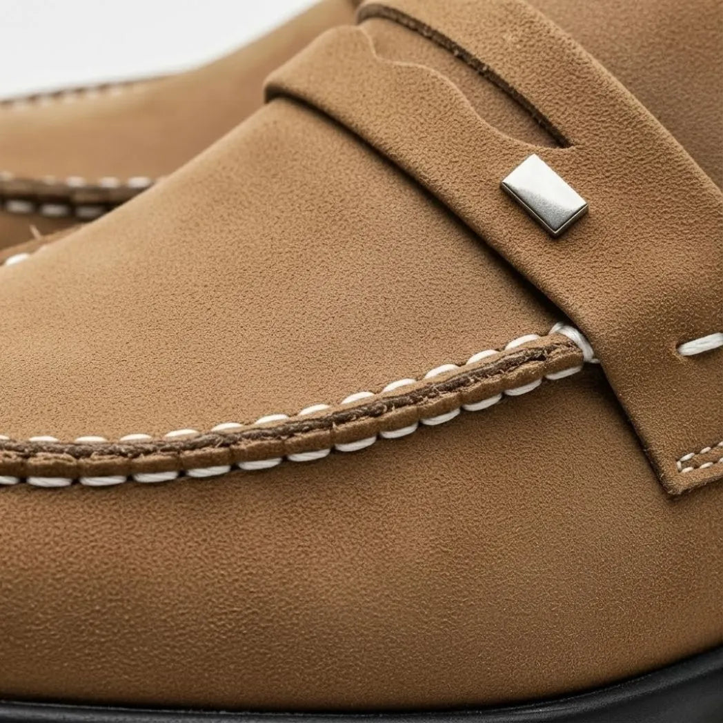 Mocassim Penny Loafer Milano Cognac Mocha