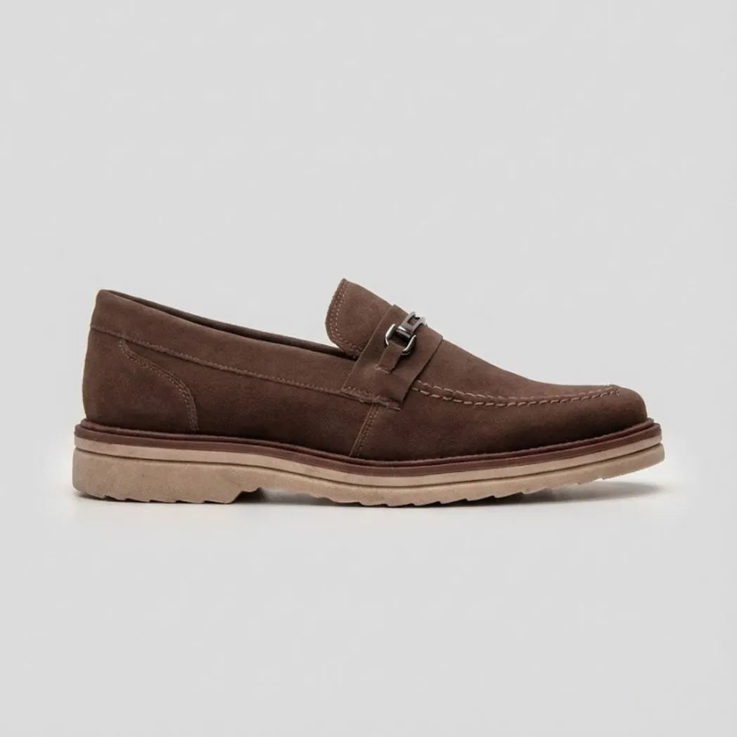 Mocassim Suede Tratorado de Camurça