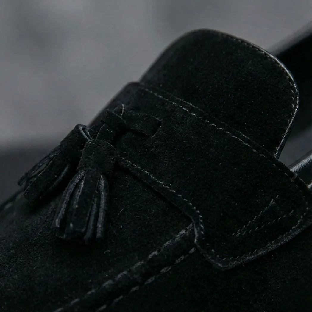 Mocassim Tassel de Camurça Premium
