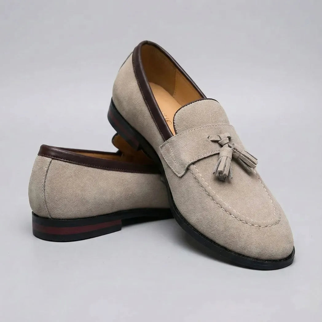 Mocassim Tassel de Camurça Premium