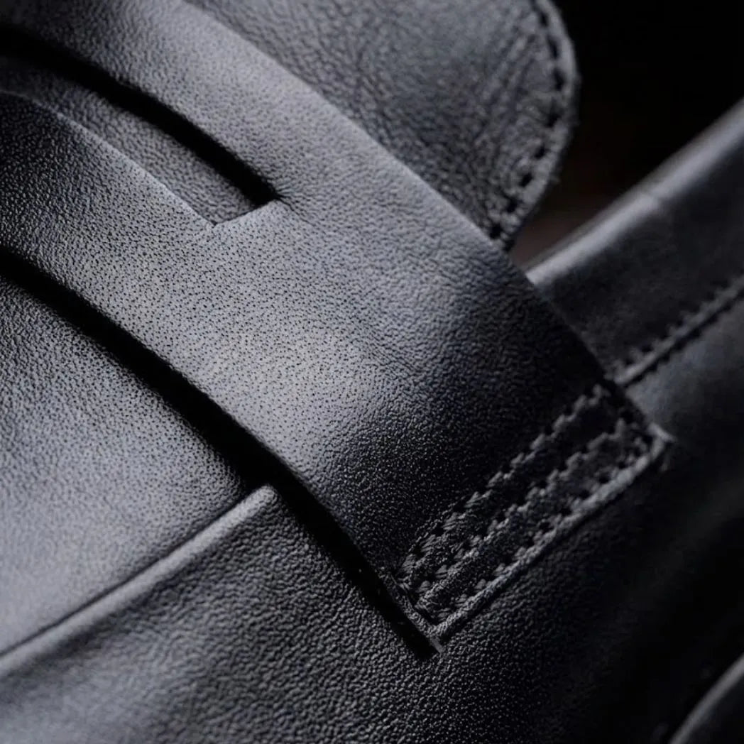 Mocassim Turim Loafer Couro Preto
