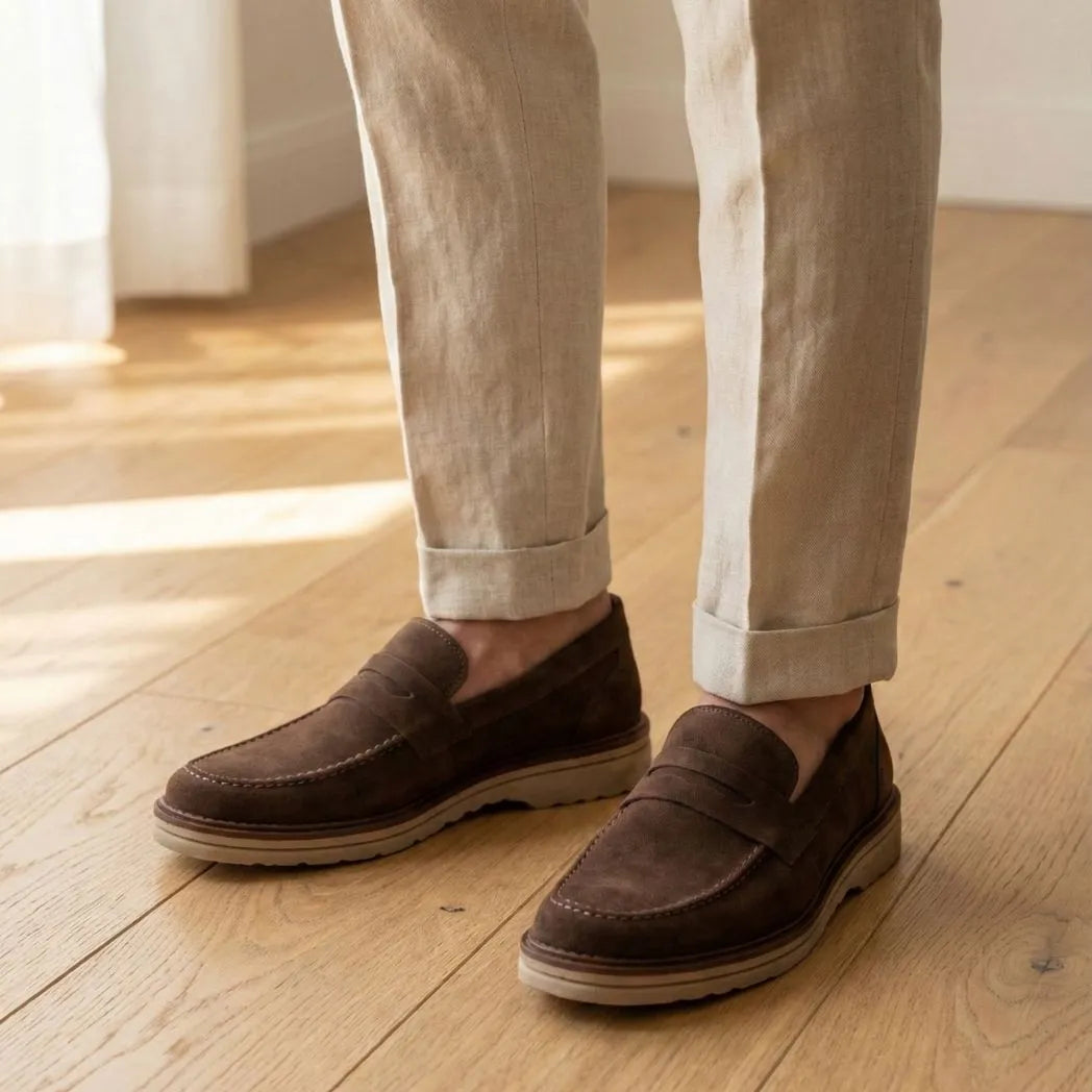 Mocassim de Camurça Monaco Edition
