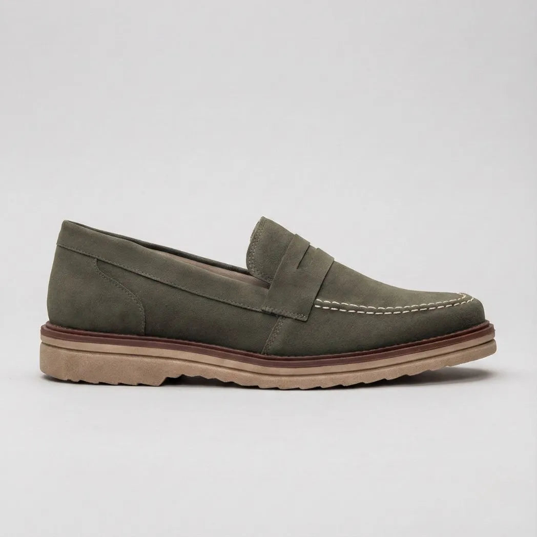 Mocassim de Camurça Monaco Edition Verde